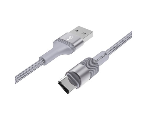 Кабель Borofone BX21 USB to Type-C 1m серебристый
