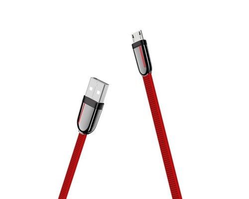 Кабель Hoco U74 USB to MicroUSB 1.2m красный