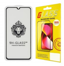 Защитное стекло для Samsung A505/ A305 A50/ A30 Full Glue Lion (0.3 мм, 2.5D, чёрное)