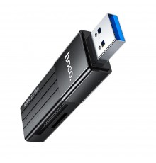 Адаптер переходник Hoco HB20 USB 3.0 to SD/ TF черный