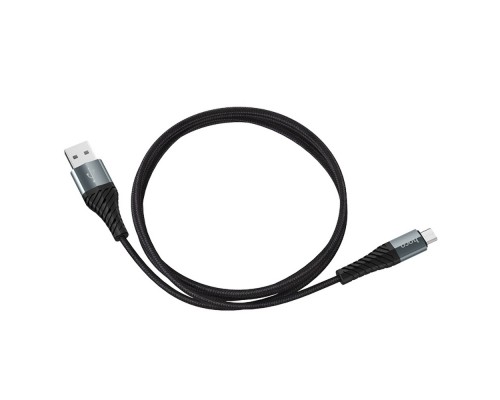 Кабель Hoco X38 USB to MicroUSB 1m черный