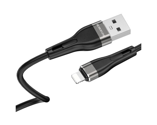 Кабель Borofone BX46 USB to Lightning 1m черный