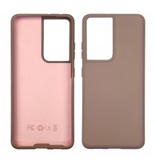 Чехол Full Nano Silicone Case для Samsung G998 S21 Ultra цвет 10 песочно-розовый