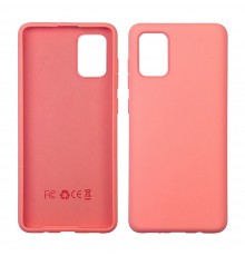 Чехол Full Nano Silicone Case для Samsung A715 A71 4G (2019) цвет 07 розовый