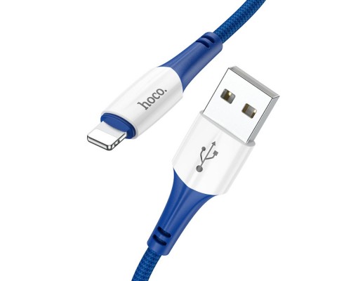 Кабель Hoco X70 USB to Lightning 1m синий