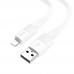 Кабель Hoco X84 USB to Lightning 1m белый