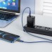 Кабель Hoco S51 с дисплеем USB to Lightning 1.2m синий
