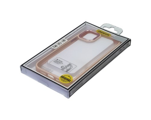 Чехол Aluminum Camera Frame для Apple iPhone 13 Pro color 05 розовый