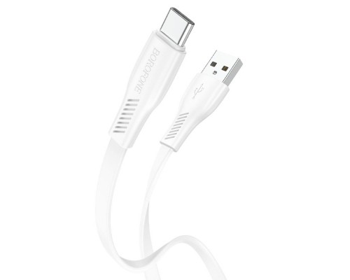 Кабель Borofone BX85 USB to Type-C 1m белый