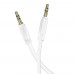AUX кабель Hoco UPA16 Jack 3.5 to Jack 3.5 2m белый