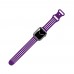 Ремешок силиконовый Hoco iWatch WA08 honeycomb 42/ 44/ 45/ 49mm dark purple