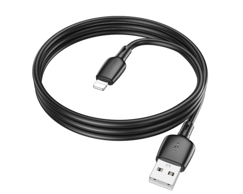 Кабель Borofone BX93 USB to Lightning 1m черный