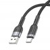 Кабель Hoco U117 USB to Type-C 1.2m черный