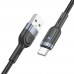 Кабель Hoco U117 USB to Type-C 1.2m черный