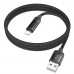 Кабель Hoco U126 с индикатором USB to Lightning 1.2m black