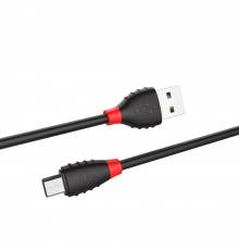 Кабель Hoco X27 USB to MicroUSB 1.2m черный
