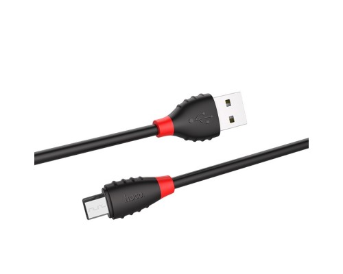 Кабель Hoco X27 USB to MicroUSB 1.2m черный