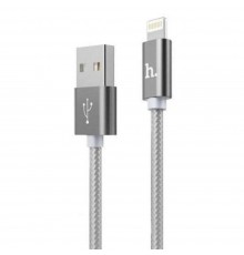 Кабель Hoco X2 USB to Lightning 1m серебристый