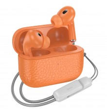 Наушники беспроводные вакуумные Hoco EQ9 TWS orange