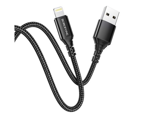 Кабель Borofone BX54 USB to Lightning 1m черный