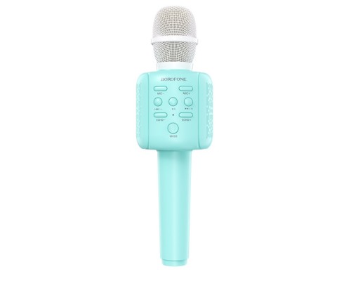 Беспроводная колонка Borofone BF1 с микрофоном синяя