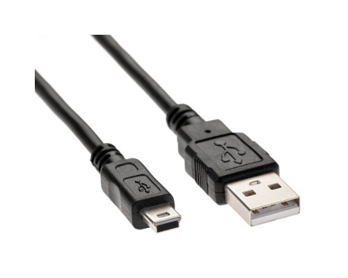 USB кабель Mini 1m черный