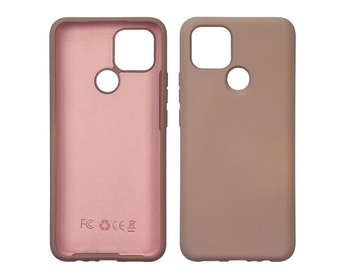 Чехол Full Nano Silicone Case для Oppo A15/A15s цвет 10 песочно-розовый
