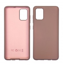 Чехол Full Nano Silicone Case для Samsung A715 A71 4G (2019) цвет 10 песочно-розовый