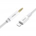 AUX кабель Hoco UPA19 Lightning to Jack 3.5 1m серый