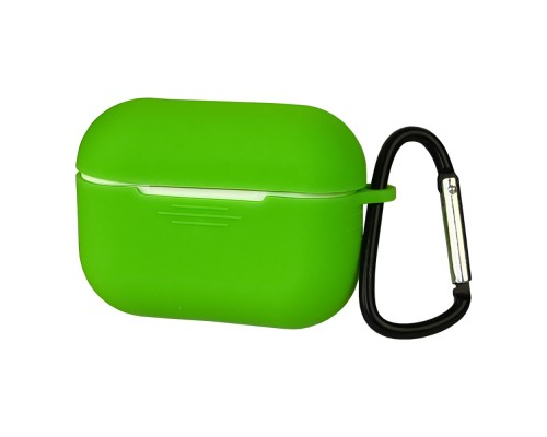 Чехол силиконовый с карабином для Apple AirPods 3 цвет 13 зеленый