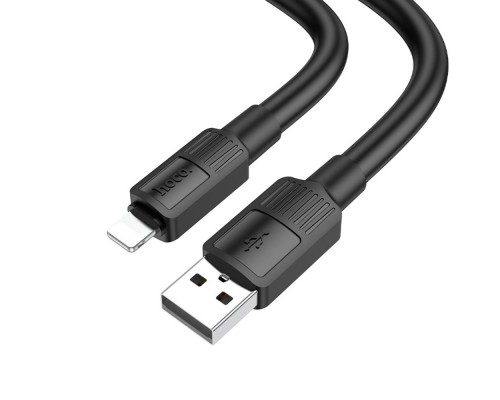 Кабель Hoco X84 USB to Lightning 1m черный