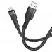Кабель Hoco U110 USB to MicroUSB 1.2m черный