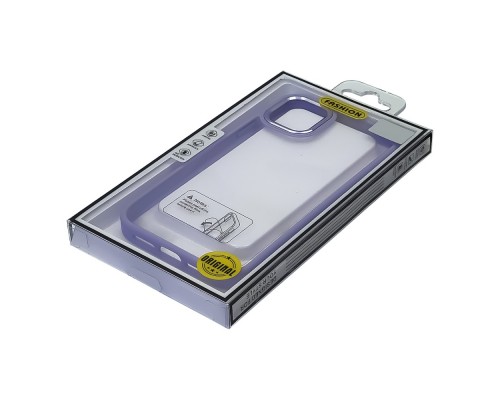 Чехол Aluminum Camera Frame для Apple iPhone 12/ 12 Pro color 09 сиреневый