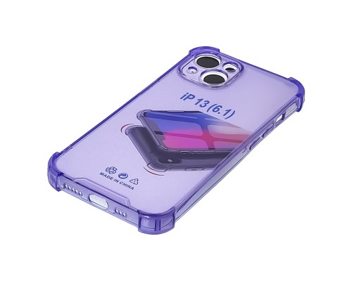 Чехол TPU shockproof angle для Apple iPhone 13 04 фиолетовый