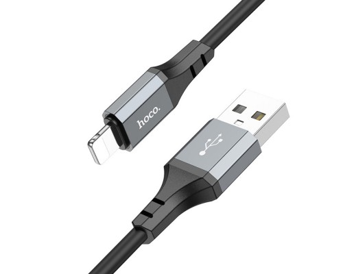Кабель Hoco X86 USB to Lightning 1m черный