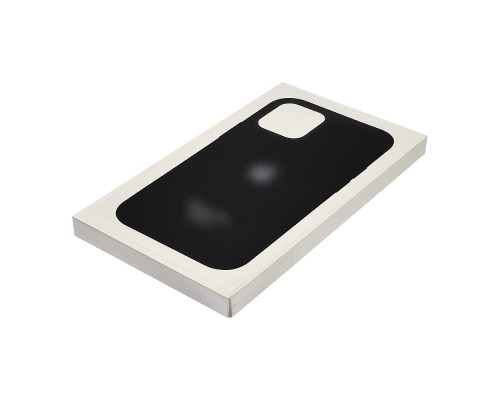 Чехол Full Silicone Case MagSafe для Apple iPhone 12/ 12 Pro 01 чёрный копия