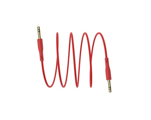 AUX кабель Borofone BL1 Jack 3.5 to Jack 3.5 1m красный