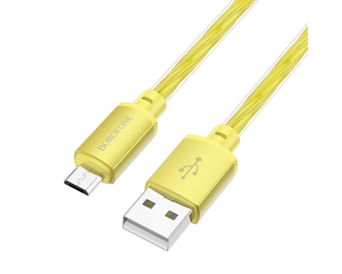 Кабель Borofone BX95 USB to MicroUSB 1m золотистый