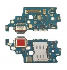 Разъём зарядки для Samsung G996 Galaxy S21 Plus на плате с микрофоном и компонентами Original