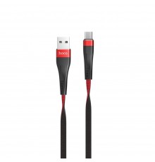 Кабель Hoco U39 USB to MicroUSB 1.2m черно-красный