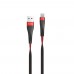 Кабель Hoco U39 USB to MicroUSB 1.2m черно-красный