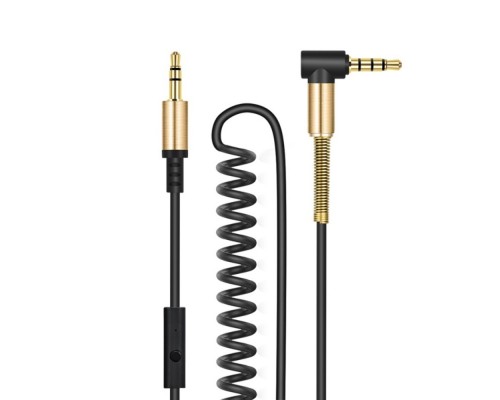 AUX кабель Hoco UPA02 с микрофоном Jack 3.5 to Jack 3.5 2m черный