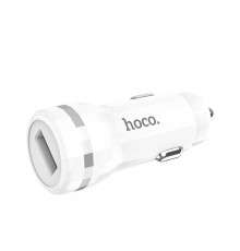 Автомобильное зарядное устройство Hoco Z27 USB белое