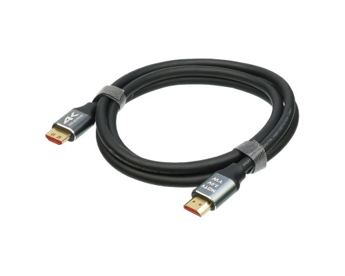 HDMI кабель 2.0V 4K 3840P c позолоченными коннекторами 1.5m черный