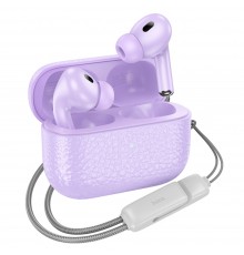 Наушники беспроводные вакуумные Hoco EQ9 TWS purple