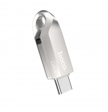 USB накопитель Hoco UD8 128GB Type-C / USB 3.0 2in1 2in1 серебристый