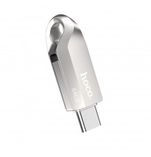 USB накопитель Hoco UD8 64GB Type-C / USB 3.0 2in1 2in1 серебристый